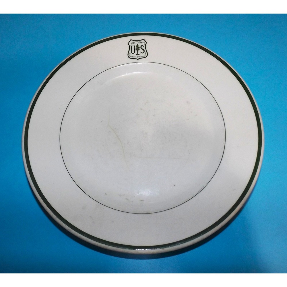 US Forest Service USFS Jackson China 1939 9½" Dinner Plate  *RARE FIND*